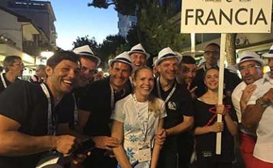 L'équipe de Meurthe-et-Moselle rencontre les champions d'Italie corpo et l'équipe de Commerz Bank Foto.