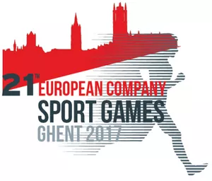 Logo 21e European Company sport games Ghent 2017